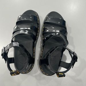 Dr. Marten’s Blaire Patent Women’s Sandal.